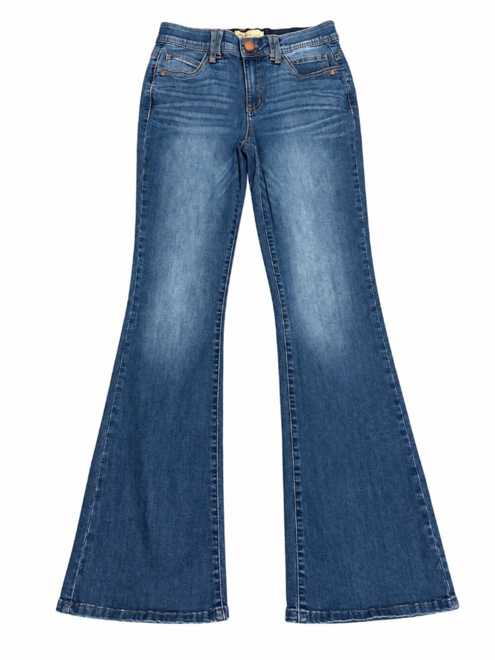 Democracy Ab Solution Jeans Womens 6 Blue Bootcut Flare Stretch 30x31